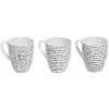 Šálka na mlieko, čaj alebo cappuccino 320 ml set 3 ks - Basic Dots