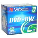 Verbatim DVD-RW 4,7GB 4x, 10ks