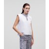 TRIČKO KARL LAGERFELD BOUCLE POLO TANK TOP biela M