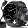 SMARTWATCH PÁNSKE HODINKY PULS MENU PL ROZHOVORY SMART ČIERNY SPORT 3 PRÚŽKY
