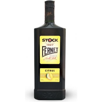 Fernet Stock Citrus 27% 1 l (čistá fľaša)