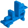 Držiak pre 2 mosadzné svorkovnice 1,5-25mm² plastový modrý E03N ELCON