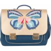 Školská aktovka Classic Midi Butterfly Jeune Premier ergonomická luxusné prevedenie 30*38 cm
