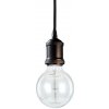 Závesné svietidlo Ideal lux 139425 FRIDA SP1 NERO 1xE27 60W čierna