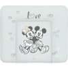 CEBA BABY Podložka přebalovací měkká na komodu (85x72) Disney Minnie & Mickey Grey (TH-134-127-666)