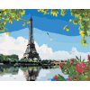 ZUTY Maľovanie podľa čísel - EIFFELOVA VEŽA POHĽAD OD RIEKY Rámovanie: bez rámu a bez vypnutia plátna, Rozmer: 40x50 cm