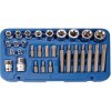 BGS technic Súprava bitov a nástrčných kľúčov | E-Typ / T-Star (pre Torx) | 30 ks (BGS 5025)