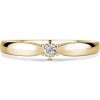 Florence | Zásnubný prsteň so stredovým diamantom 0.055ct, žlté zlato 47