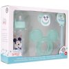 Stor Disney Baby 4 dielny darčekový set Mickey Mouse fľaša hryzátko cumlík a držiak 13008