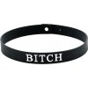 Obojok s nápisom BITCH