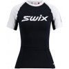 Swix Roadline RaceX W krátký rukáv black/bright white, vel.: L
