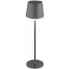 GLOBO 36637A SOLAR solárne svietidlo lampička V410mm LED 0,06W/50lm 3000K IP44 čierna, antracit, vrátane batérie CR18650 1200mAh