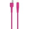 SETTY kábel USB - Lightning 1,5 m 2,1A KSA-L-1.526 ružová (GSM165724)