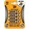 Bat. 1,5V AA - Alkaline JCB / 4ks Mignon, R6