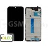 Samsung A256 Galaxy A25 5G - LCD displej + Dotykové sklo a Rám - OLED Farba: Čierna