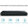 TP-LINK USB 3.0 7-Port Hub with 2 Charging Ports SPEC: 7× USB 3.0 Ports, 2× 2.4A Smart Charging USB Ports, FEATURE: Modern Desi UH720