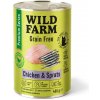 WILD FARM Prémiové bezobilné kuracie mäso a šproty 400 g - krmivo pre mačky bez obilnín