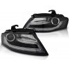 Tuning Tec Přední světla,AUDI A4 B8 04.08-11 TRU DRL černé HID XENON