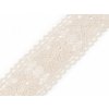 Bavlnená čipka / vsadka paličkovaná šírka 55 mm - 13.5 m 2 béžová svetlá