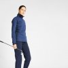 INESIS Dámsky golfový pulóver do chladného počasia tmavomodrý