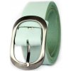Dámsky kožený opasok DM-3,5-21-02 mätový, VEĽKOSŤ NOVÉ 105
