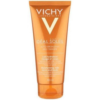 Vichy Ideal Soleil Auto Bronzant hydratační samoopalovací mléko na obličej a tělo 100 ml