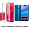 Silikónové Púzdro Luxria Clear Absorb pre Huawei - Priehľadné pre Huawei: P20 lite
