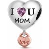 Arterer Strieborný Prívesok S925 Najlepšej Mame, I Love You Mom