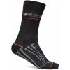 BASE Base Ponožky 600 Short - Čierna-Sivá, L Čierna-Sivá, L