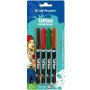 Centropen Tetovací popisovač na kožu 4 kusy + šablóny