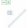 SPECTRUM - AQUATICA LED 15W povrch. svietidlo 150° IP44 596x46x63 Studená biela / 6000°K - Biele okrúhle konc. / ON/OFF spínač