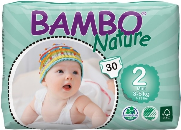 Bambo Plienkové nohavičky 2 Mini air plus 3-6 kg 30 ks