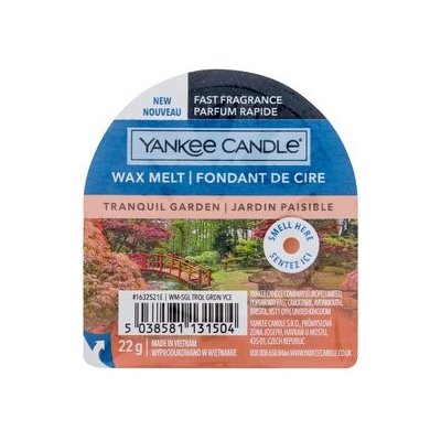 Yankee Candle Tranquil Garden Tichá zahrada vonný vosk do aromalampy 22 g