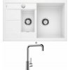 Blanco METRA 6 S Compact biely s excentrom 513468 + Blanco MILI chróm 519413