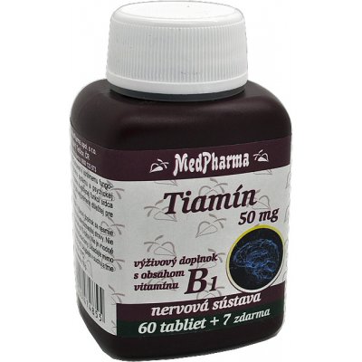 MedPharma Thiamin vitamin B1 50 mg 67 tabliet