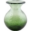 Váza PARADISE, 24,5 cm, zelená krakovaná | Vidrios San Miguel | Recycled Glass