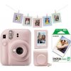 Fujifilm Instax Mini 12 Pink + Mini 12 ACC kit + 2× 10 film FTINFTVA2302