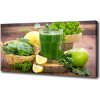 Foto obraz na plátne Zelený koktail 100x50 cm