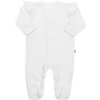 NEW BABY Kojenecký bavlněný overal New Baby Practical bílý holka