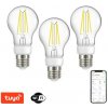 Smart LED žiarovka filamentová E27 7W IMMAX NEO 07713C WiFi Tuya sada 3ks