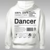 Dancer Label dámska mikina s kapucňou