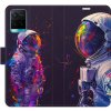 Flipové puzdro iSaprio - Neon Astronaut 02 - Vivo Y21 / Y21s / Y33s