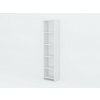 Casarredo GOKSU D5 úzka knižnica, biela