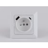 Zásuvka 1x230V + USB-A + USB-C biela A6000.4 EMOS