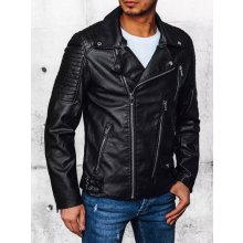 Dstreet Men's Black Leather Jacket