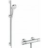 Hansgrohe Croma Select S Sprchový set s termostatom Ecostat, 2 prúdy, chróm 27833400-HG
