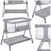 LIONELO Postieľka Luna 2v1 Grey Concrete