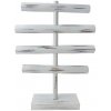 Clayre & Eef Biely antik drevený stojan na náramky - 44*33 cm - Clayre & Eef