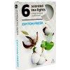 Admit Tea Lights Cotton Fresh 6 ks
