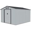 Letoss Záhradný domček HUDSON 9x10 Light Grey